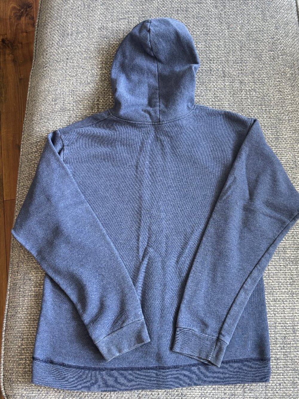 Hanes Boys' Blue Zip-Up Hoodie Sweatshirt State Champs Football Graphic | Sz XL - Picture 3 of 4